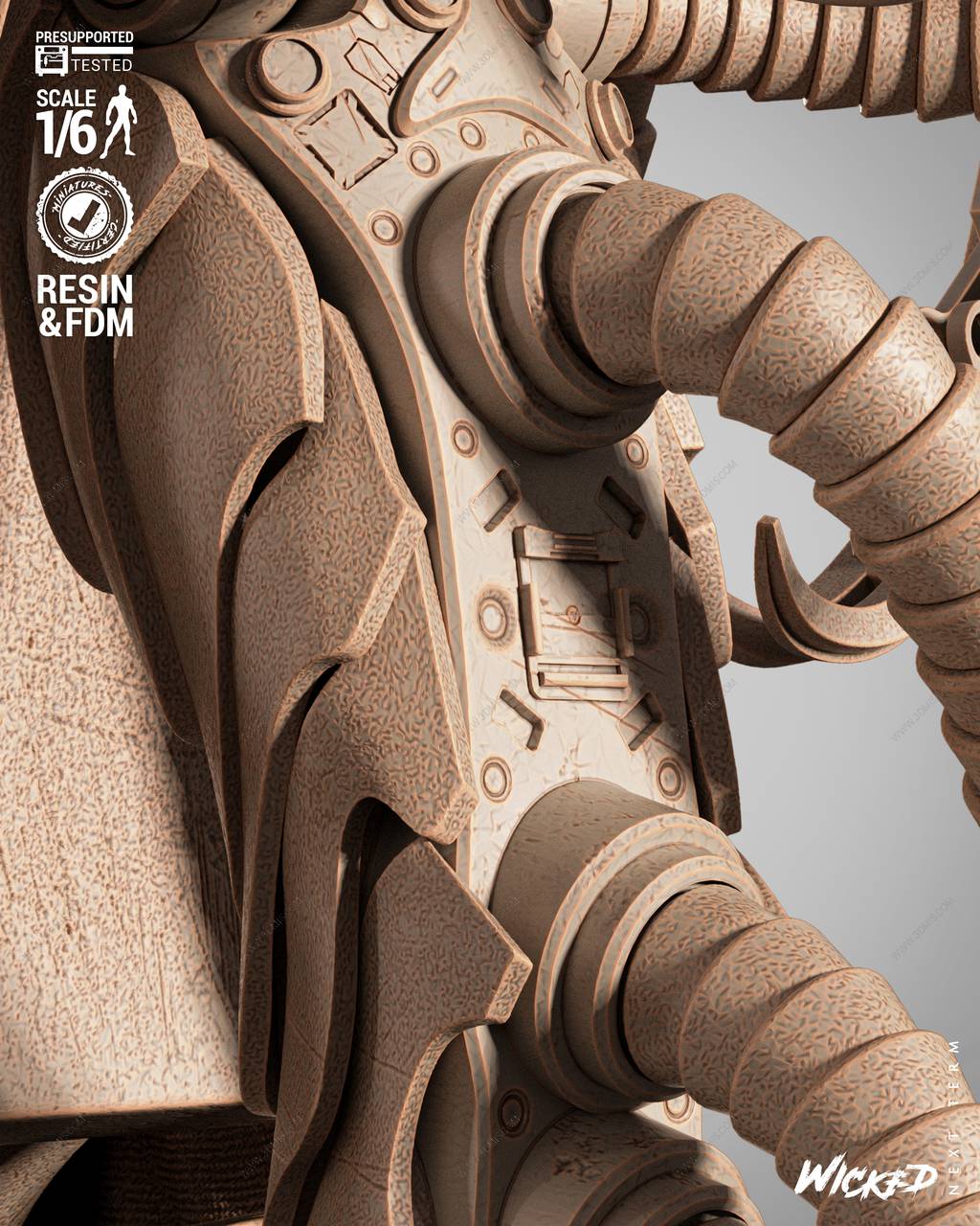 P站图纸印象馆 3DWicked 漫威 奥创 3DWicked 漫威 奥创