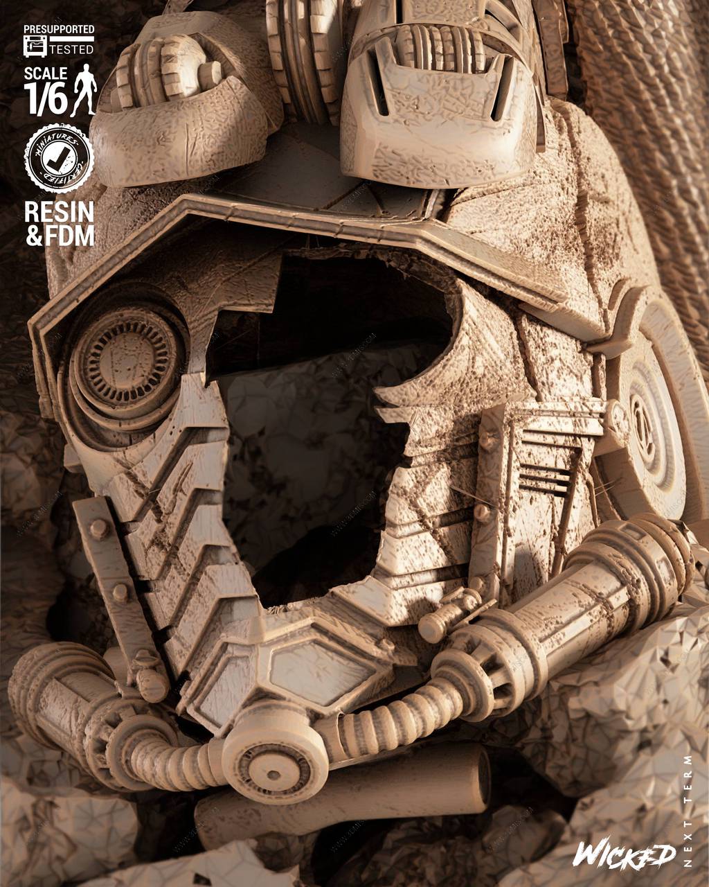 P站图纸印象馆 3DWicked 漫威 奥创 3DWicked 漫威 奥创