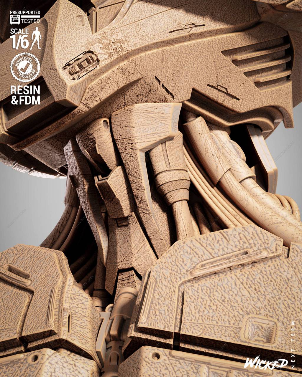 P站图纸印象馆 3DWicked 漫威 奥创 3DWicked 漫威 奥创