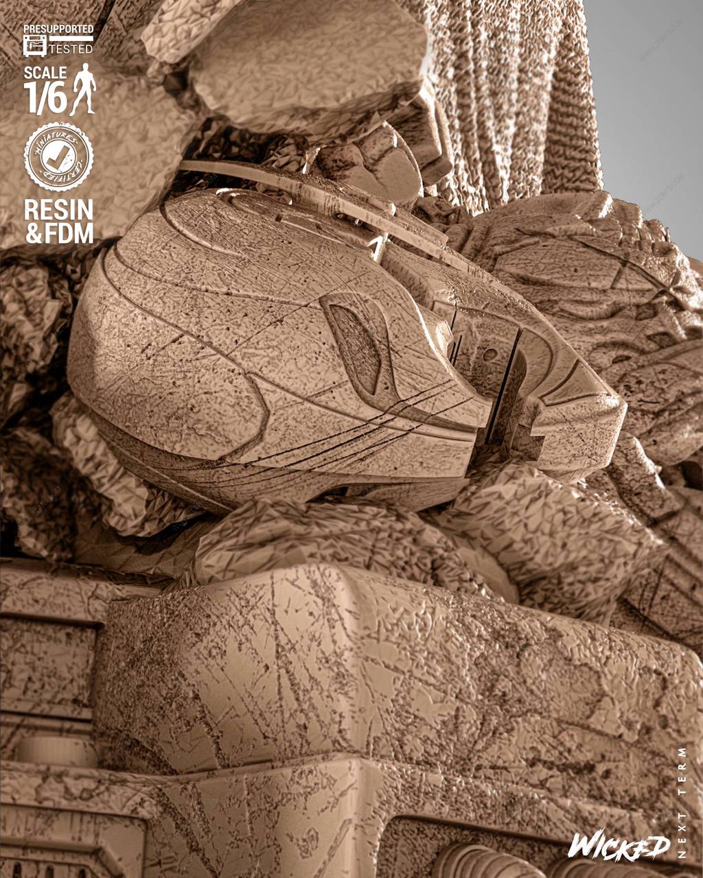 P站图纸印象馆 3DWicked 漫威 奥创 3DWicked 漫威 奥创