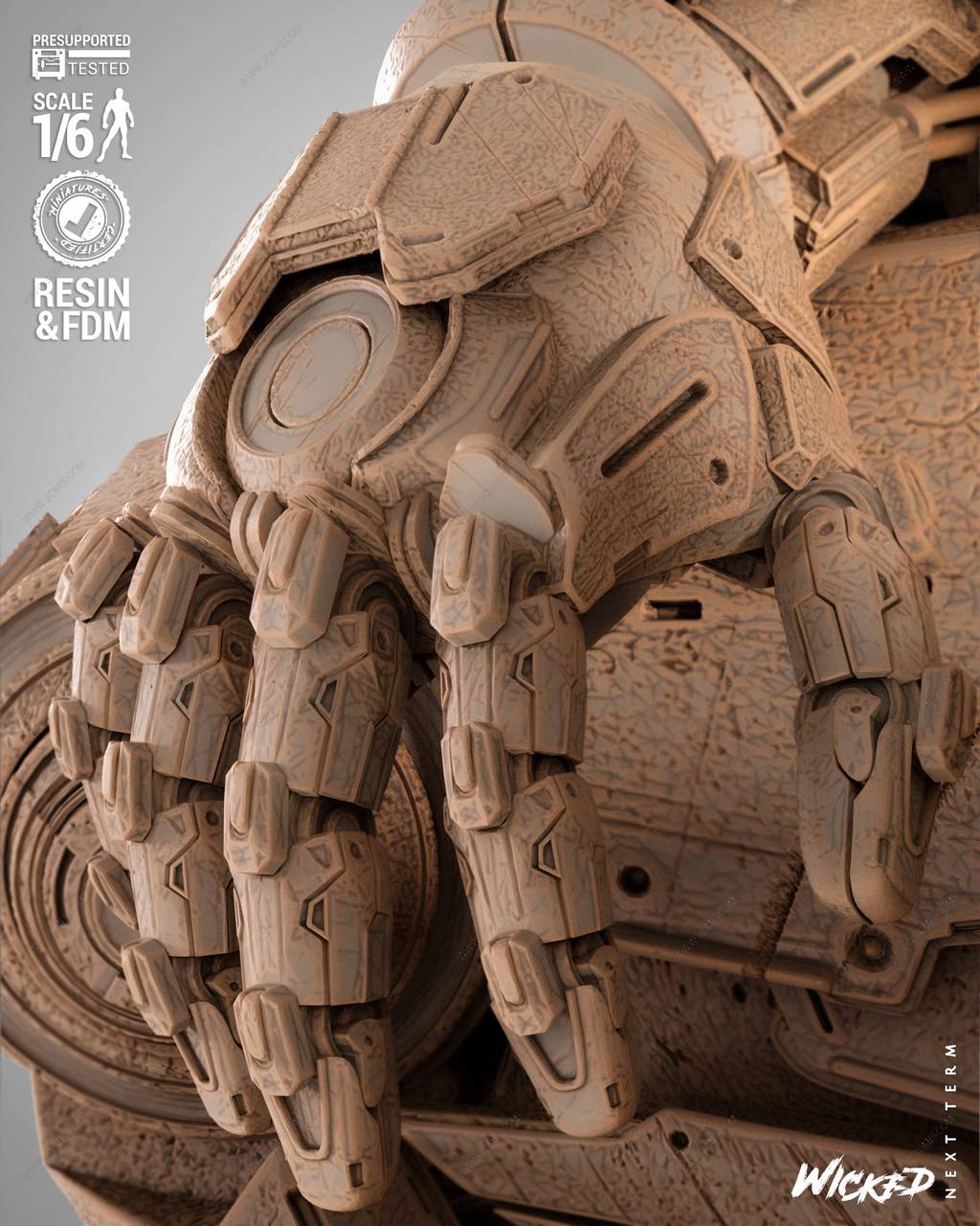 P站图纸印象馆 3DWicked 漫威 奥创 3DWicked 漫威 奥创