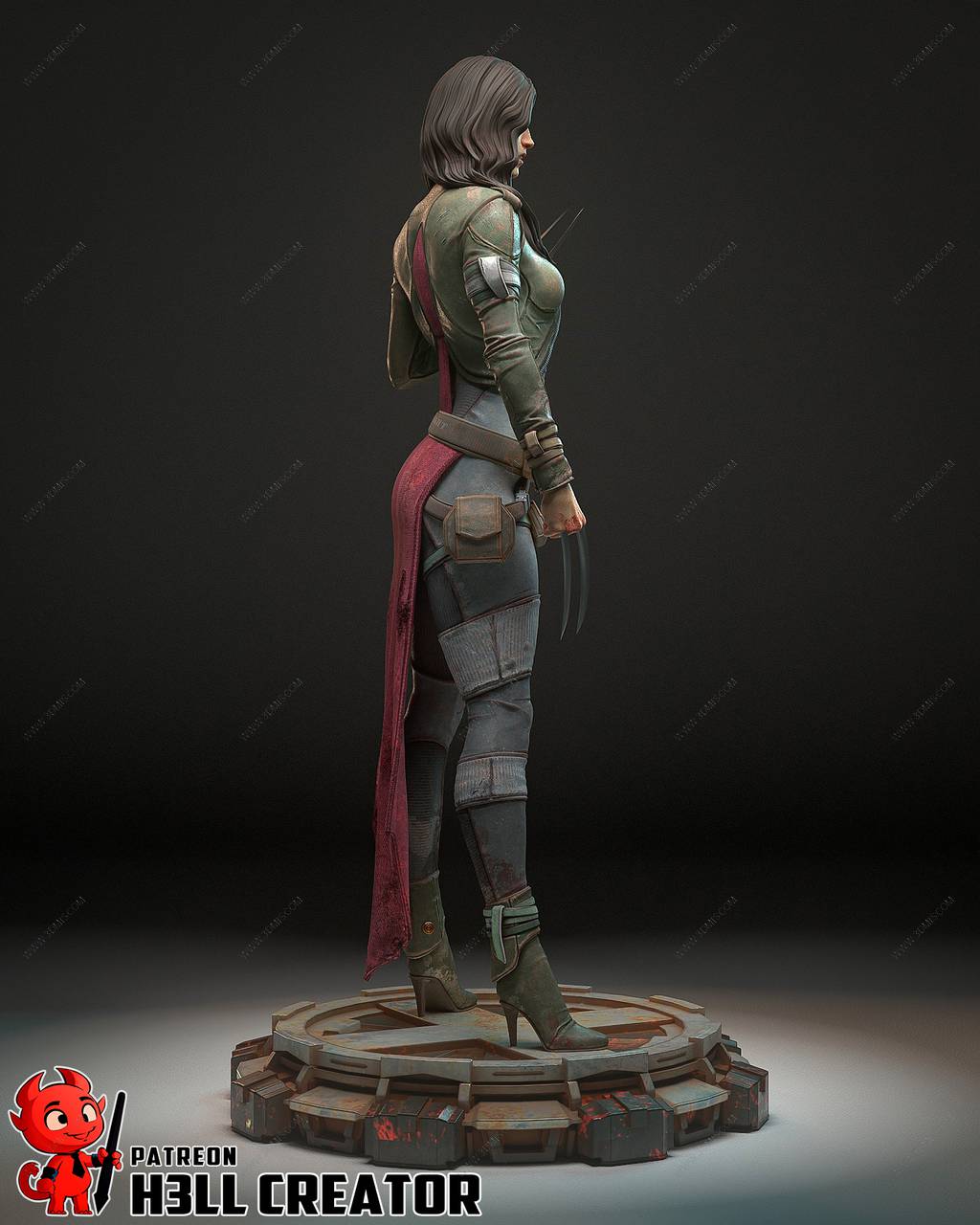 P站图纸印象馆 H3LL 漫威 劳拉·金尼 H3LL 漫威 劳拉·金尼