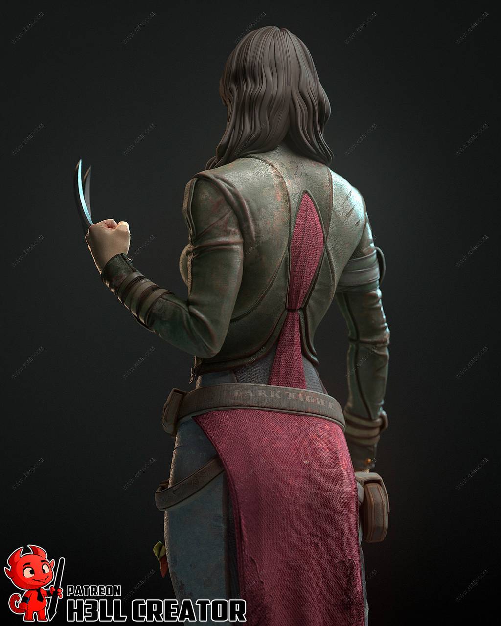 P站图纸印象馆 H3LL 漫威 劳拉·金尼 H3LL 漫威 劳拉·金尼