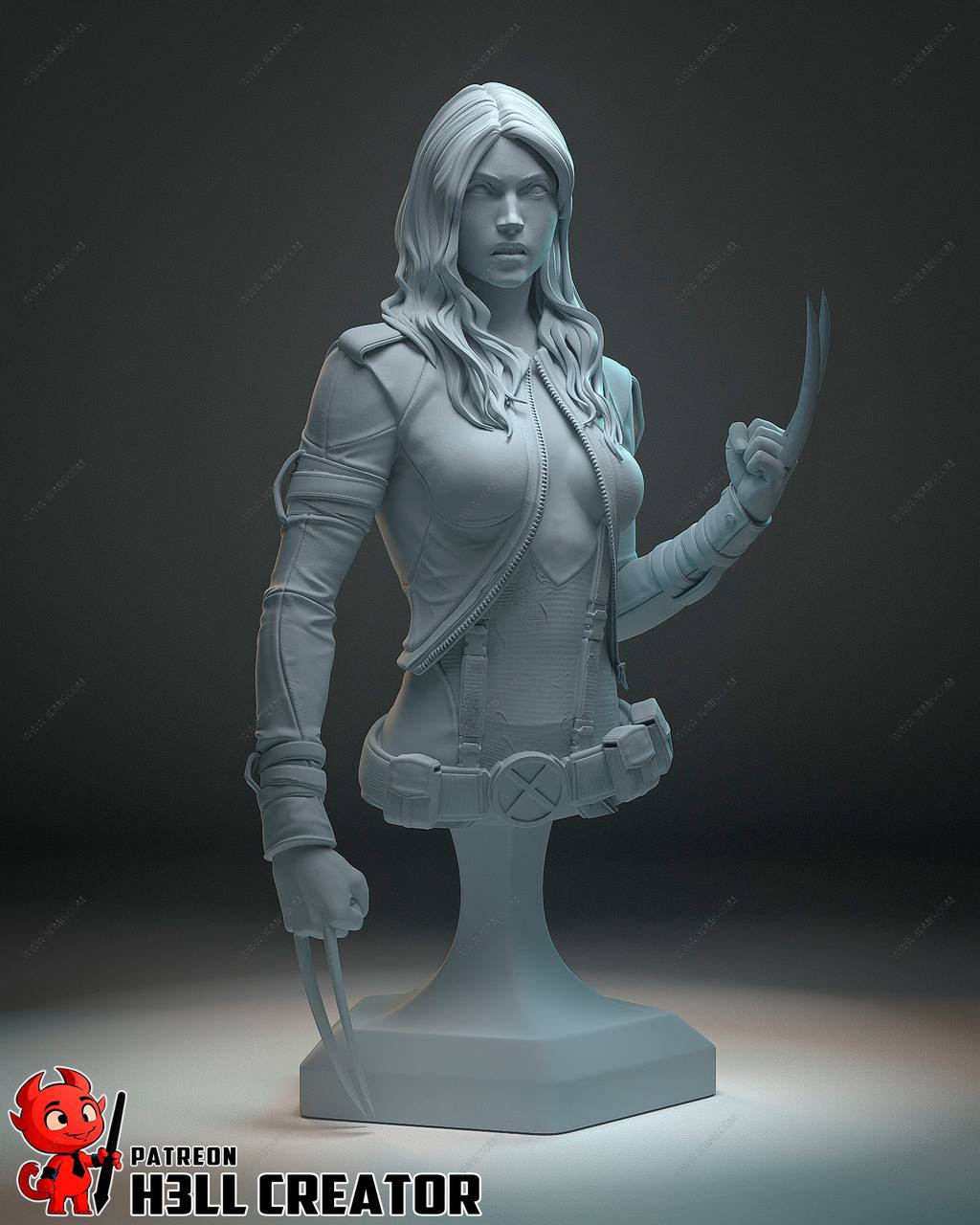 P站图纸印象馆 H3LL 漫威 劳拉·金尼 H3LL 漫威 劳拉·金尼