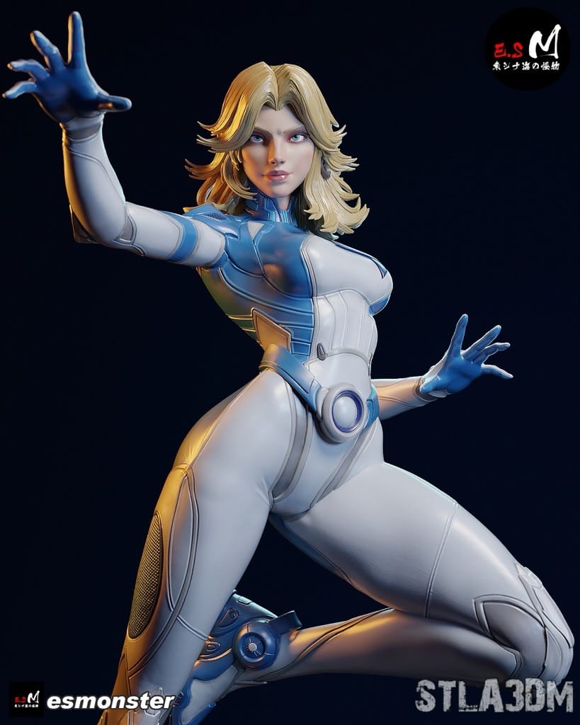 P站图纸印象馆 ESMonster 漫威 隐形女侠 ESMonster 漫威 隐形女侠