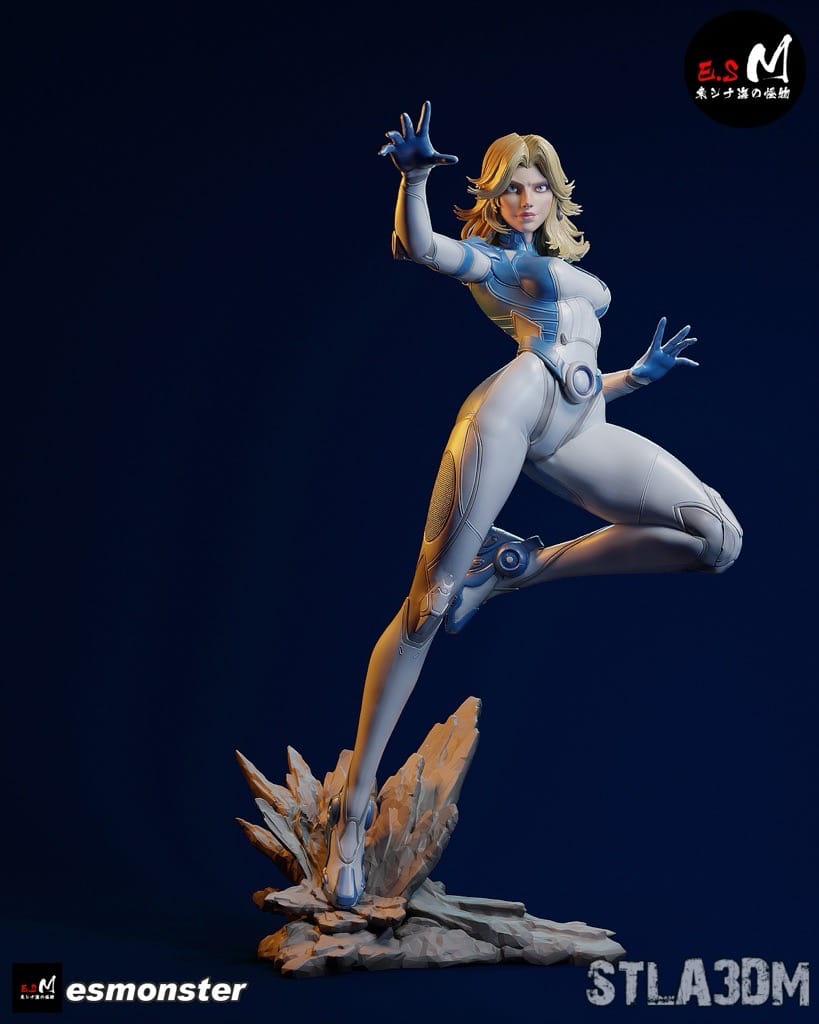 P站图纸印象馆 ESMonster 漫威 隐形女侠 ESMonster 漫威 隐形女侠