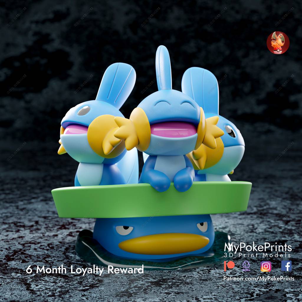 P站图纸印象馆 口袋妖怪 水跃鱼 口袋妖怪 水跃鱼