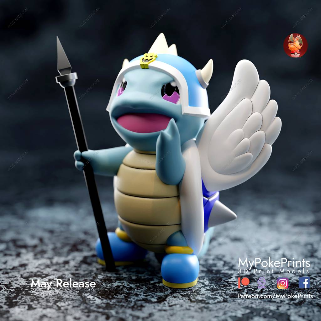 P站图纸印象馆 口袋妖怪 杰尼龟 口袋妖怪 杰尼龟