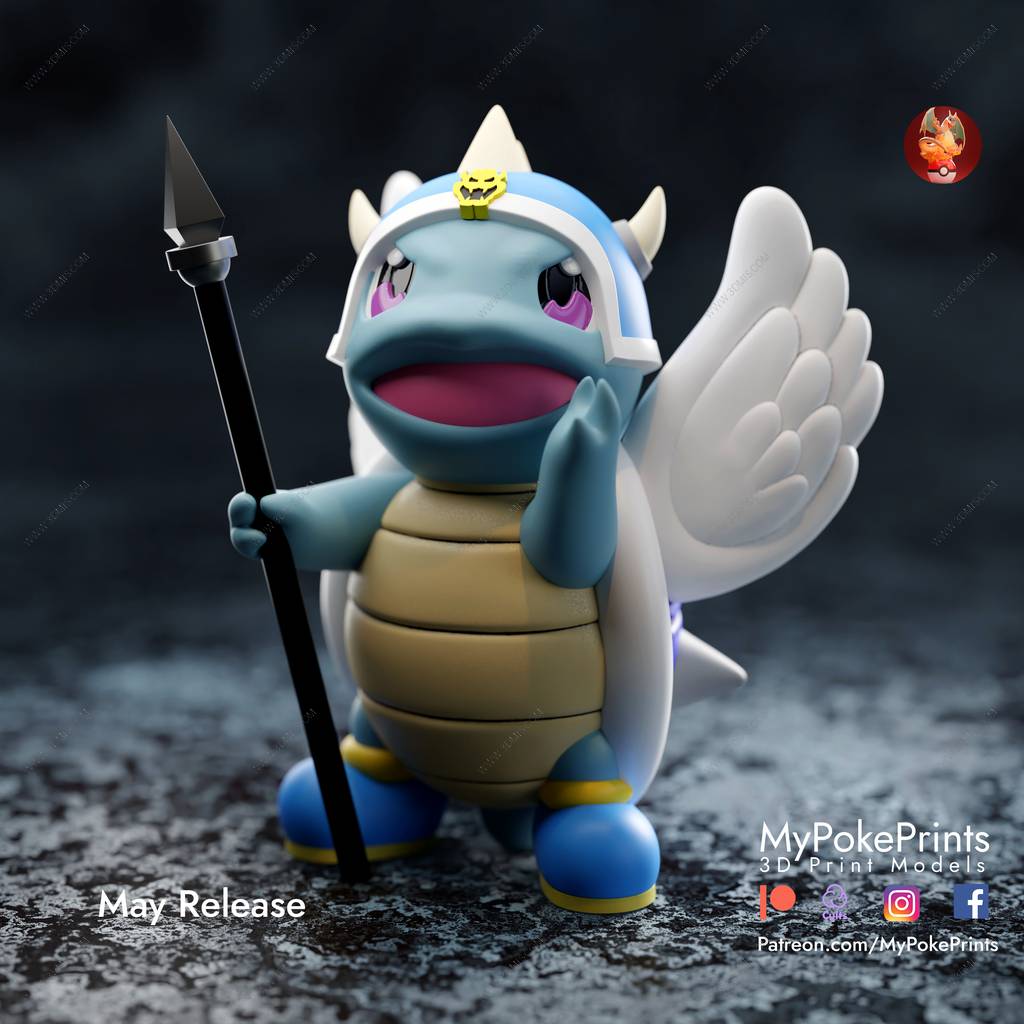 P站图纸印象馆 口袋妖怪 杰尼龟 口袋妖怪 杰尼龟