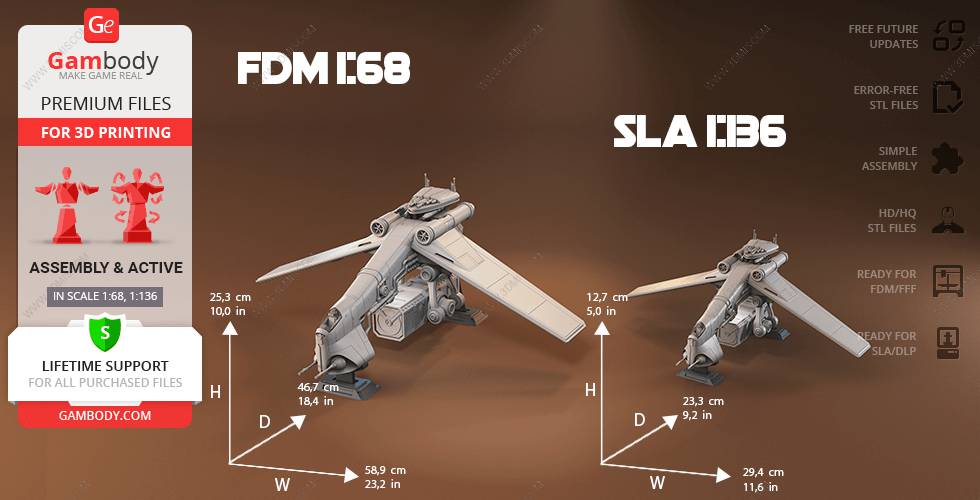 P站图纸印象馆 Gambody 星球大战 共和国攻击炮艇 Gambody 星球大战 共和国攻击炮艇