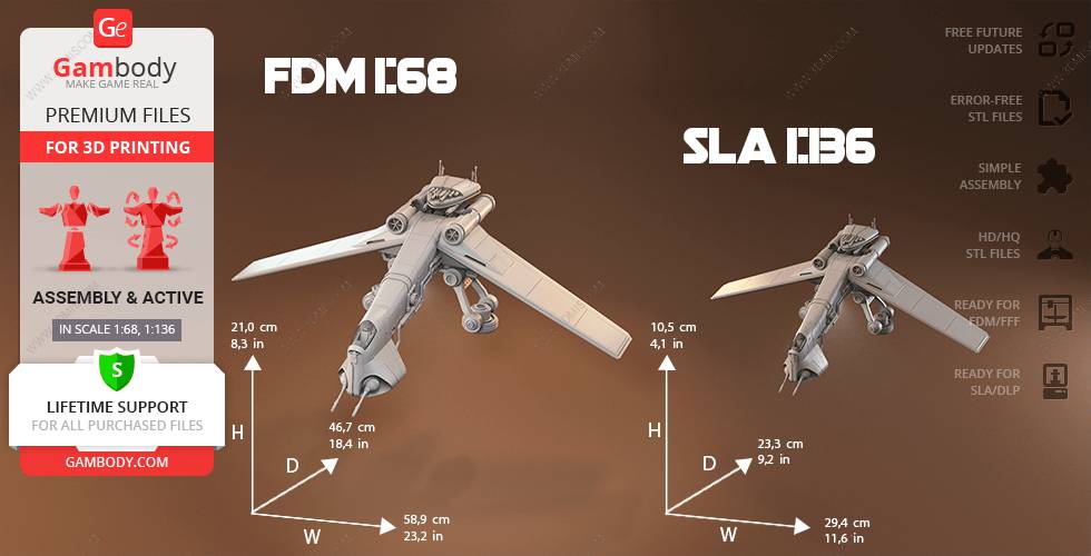 P站图纸印象馆 Gambody 星球大战 共和国攻击炮艇 Gambody 星球大战 共和国攻击炮艇