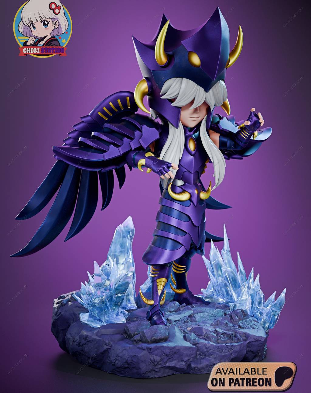 P站图纸印象馆 Chibi Station 圣斗士星矢 天贵星狮鹫 米诺斯 Chibi Station 圣斗士星矢 天贵星狮鹫 米诺斯