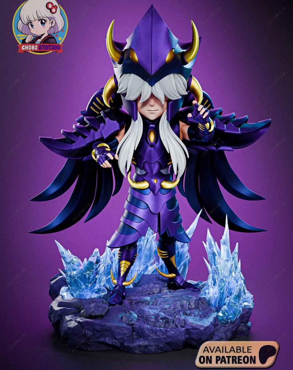 P站图纸印象馆 Chibi Station 圣斗士星矢 天贵星狮鹫 米诺斯 Chibi Station 圣斗士星矢 天贵星狮鹫 米诺斯