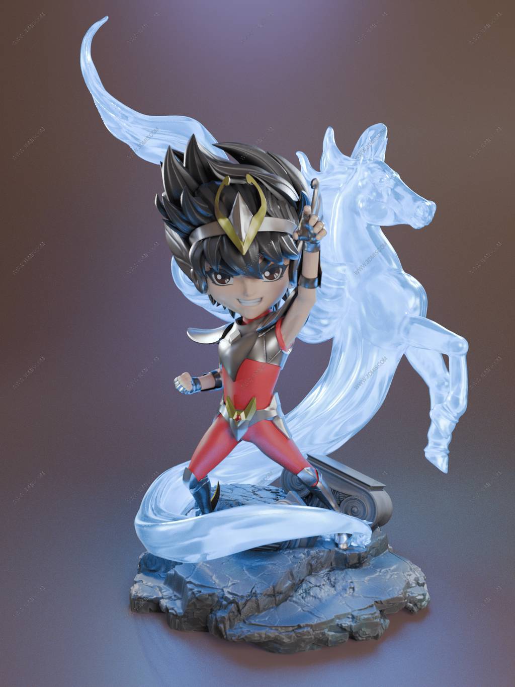 P站图纸印象馆 圣斗士星矢 天马座星矢 圣斗士星矢 天马座星矢