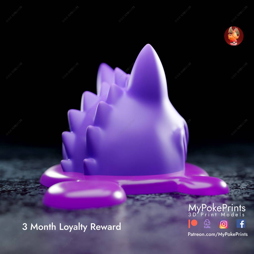 P站图纸印象馆 口袋妖怪 耿鬼 口袋妖怪 耿鬼