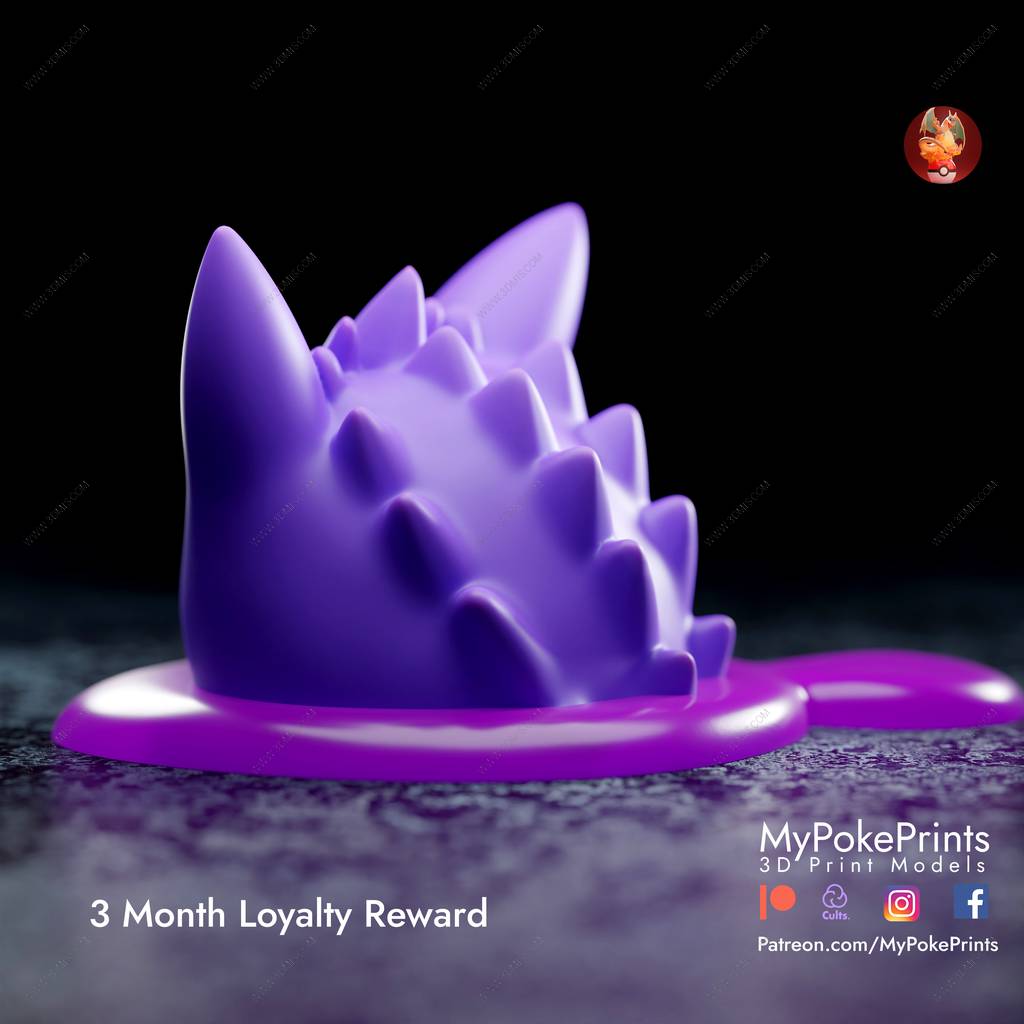 P站图纸印象馆 口袋妖怪 耿鬼 口袋妖怪 耿鬼