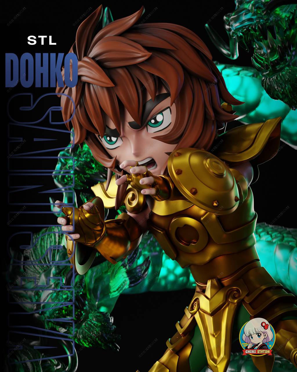 P站图纸印象馆 Chibi Station 圣斗士星矢 天秤座 童虎 Chibi Station 圣斗士星矢 天秤座 童虎