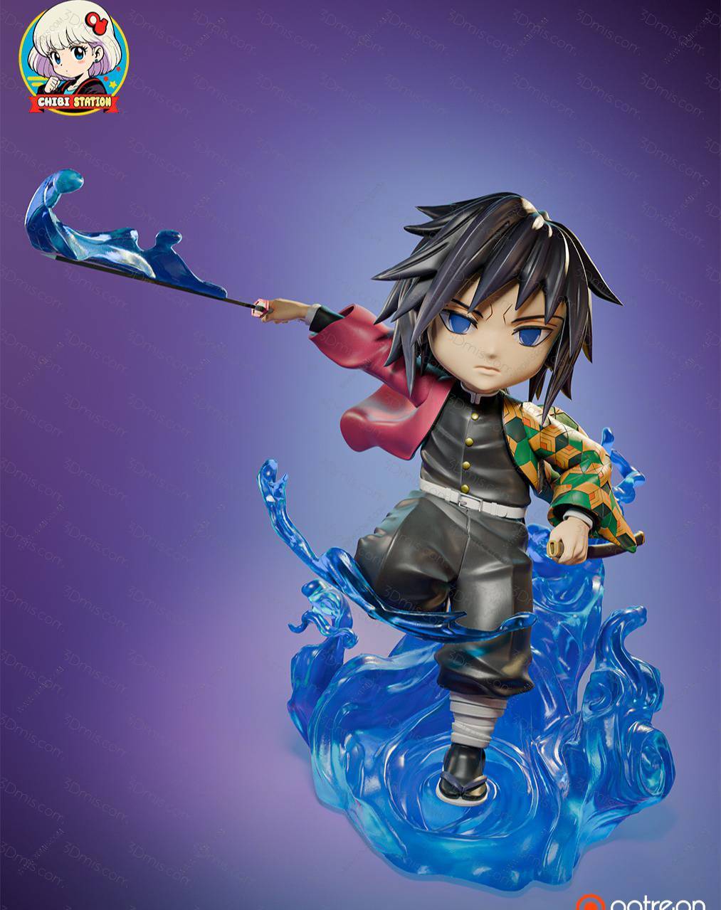 P站图纸印象馆 Chibi Station 鬼灭之刃 冨冈义勇 Chibi Station 鬼灭之刃 冨冈义勇