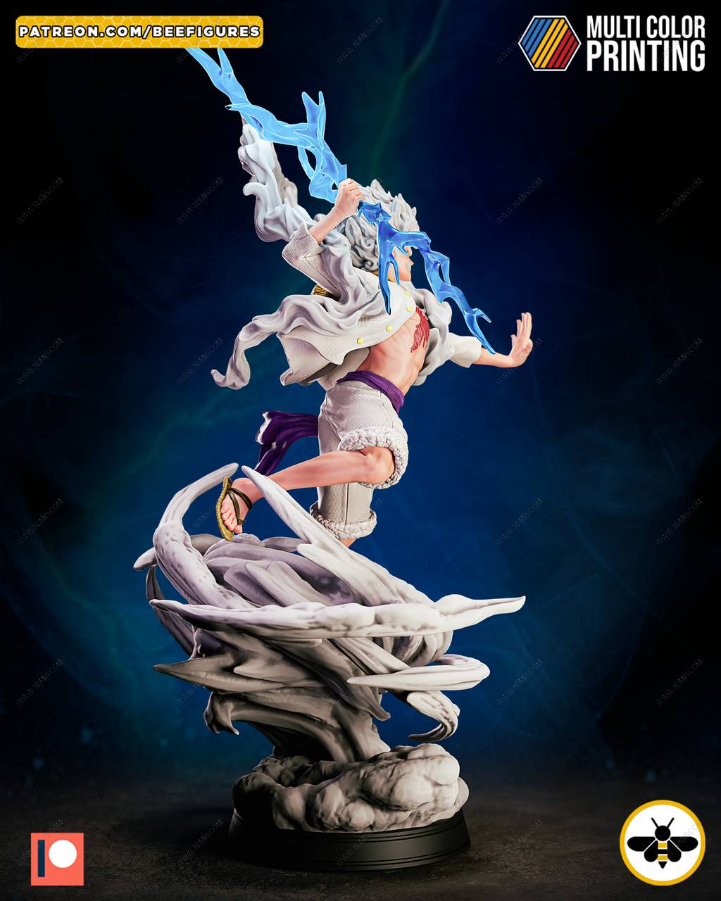 P站图纸印象馆 Bee Figures 海贼王 路飞 五档形态 Bee Figures 海贼王 路飞 五档形态