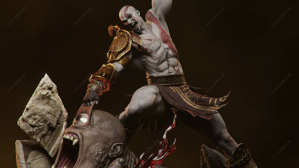 P站图纸印象馆 Tanuki Figures 战神 克雷多斯 Tanuki Figures 战神 克雷多斯