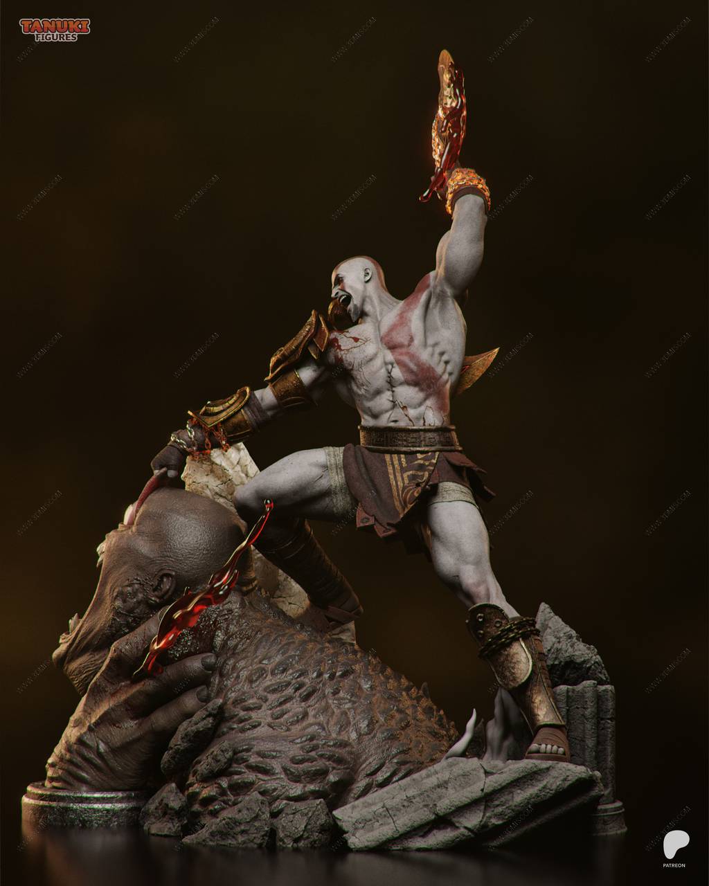 P站图纸印象馆 Tanuki Figures 战神 克雷多斯 Tanuki Figures 战神 克雷多斯