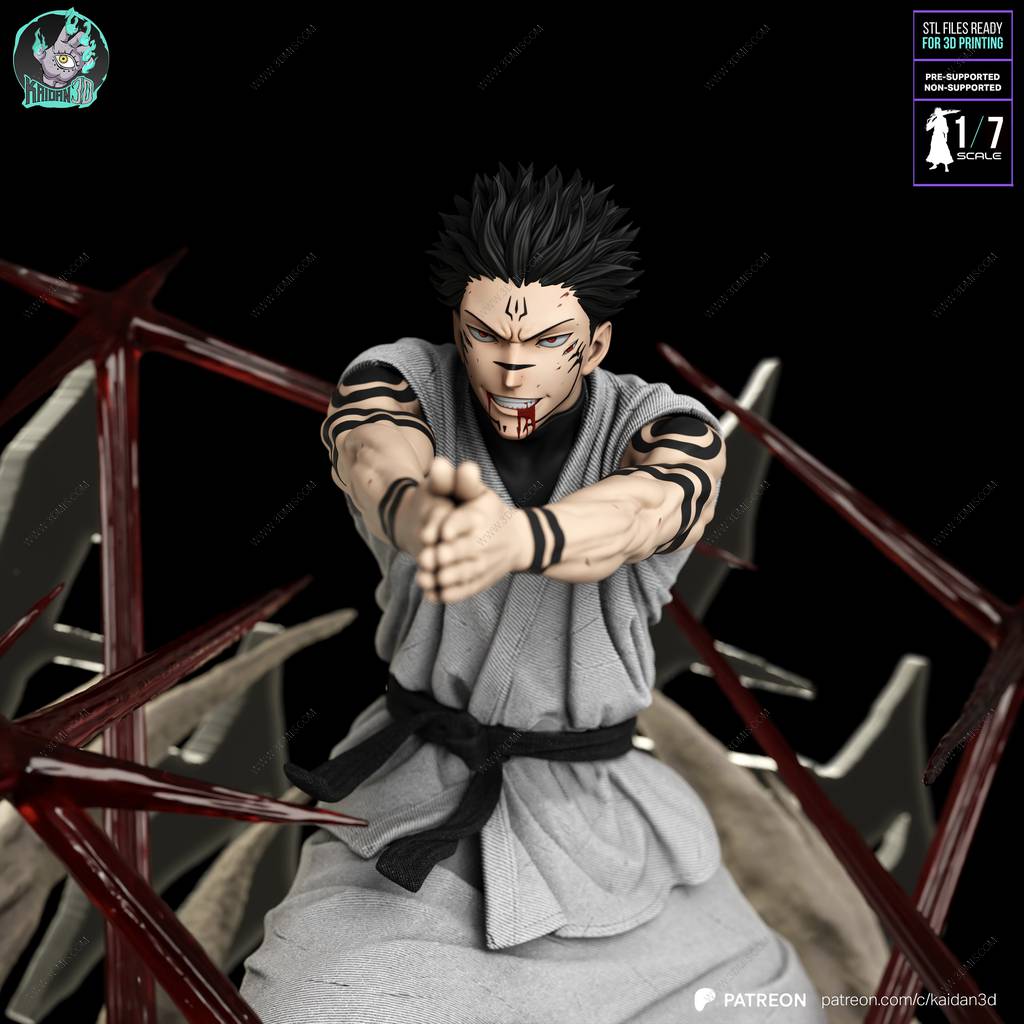 P站图纸印象馆 Kaidan 咒术回战 五条悟和两面宿傩 Kaidan 咒术回战 五条悟和两面宿傩