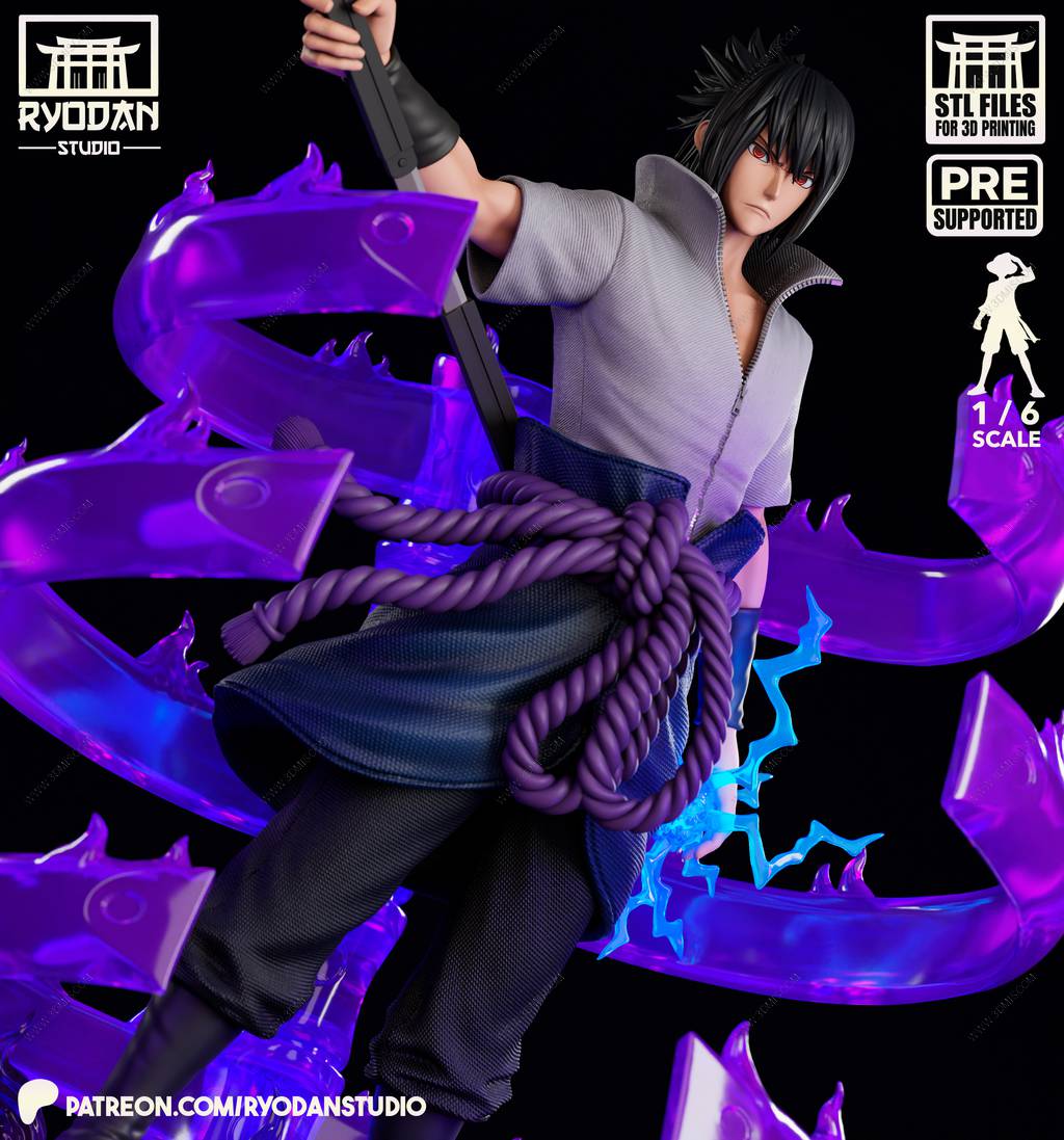 P站图纸印象馆 Ryodan 火影忍者 宇智波佐助 Ryodan 火影忍者 宇智波佐助