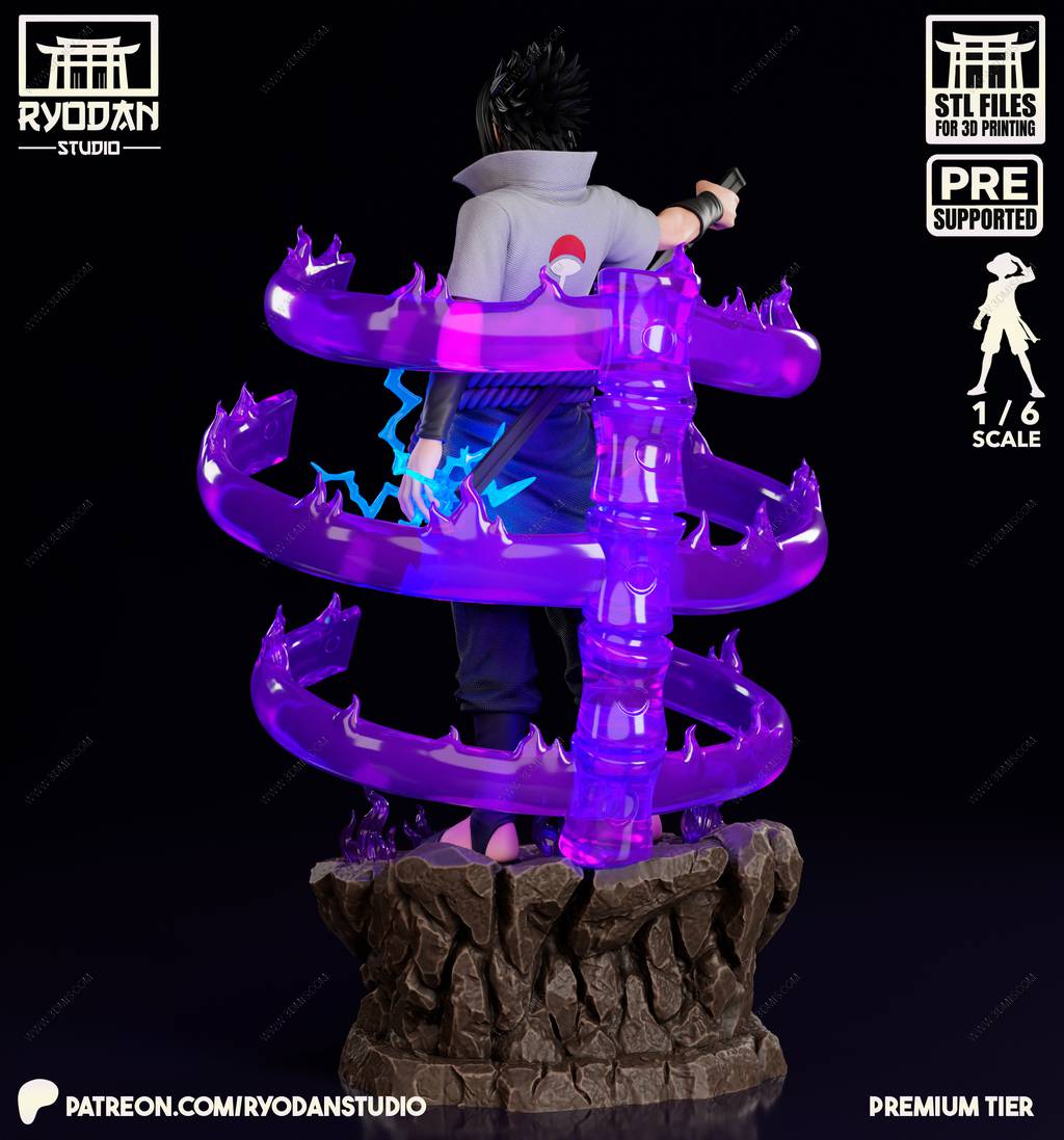 P站图纸印象馆 Ryodan 火影忍者 宇智波佐助 Ryodan 火影忍者 宇智波佐助