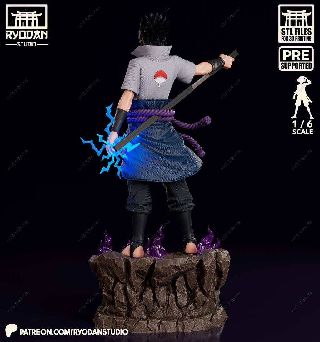 P站图纸印象馆 Ryodan 火影忍者 宇智波佐助 Ryodan 火影忍者 宇智波佐助