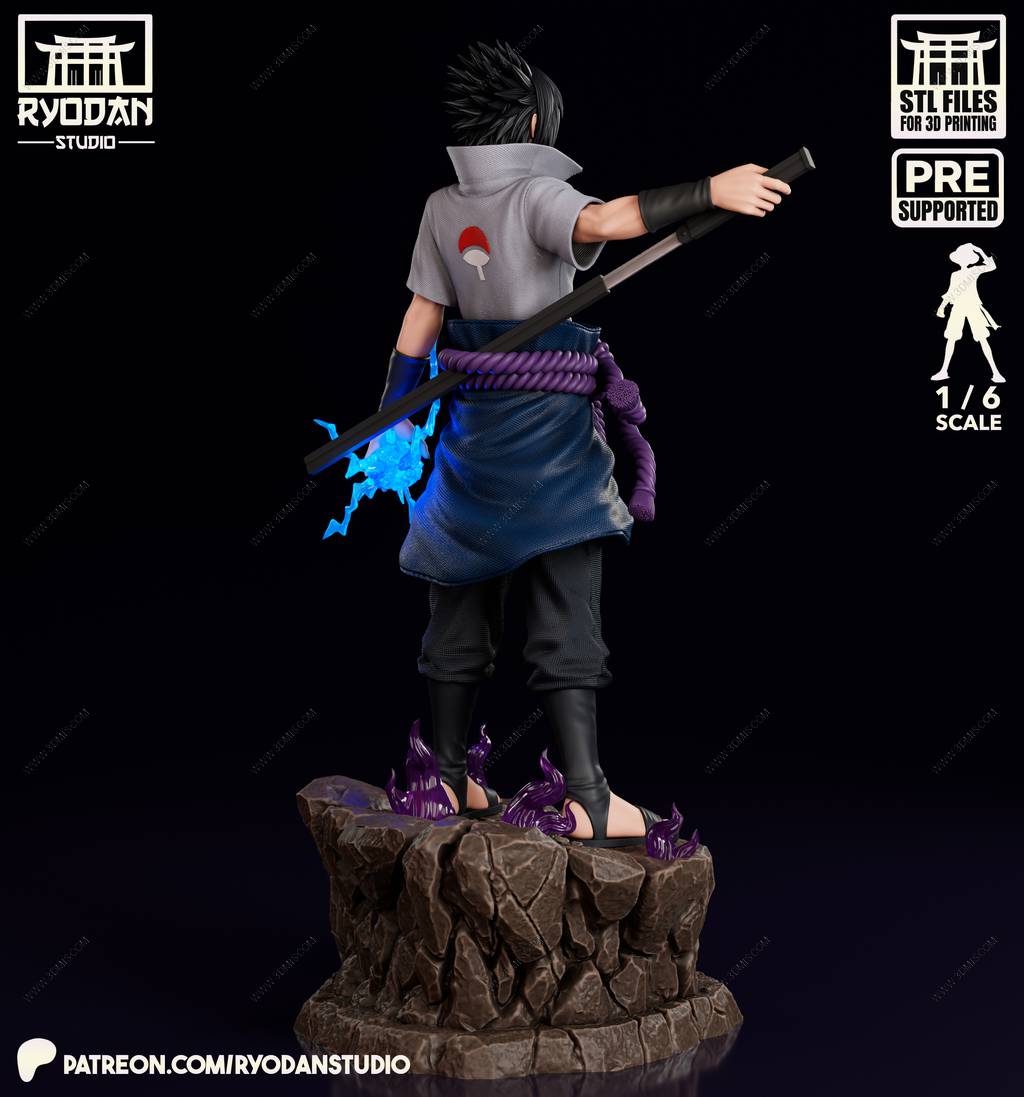 P站图纸印象馆 Ryodan 火影忍者 宇智波佐助 Ryodan 火影忍者 宇智波佐助