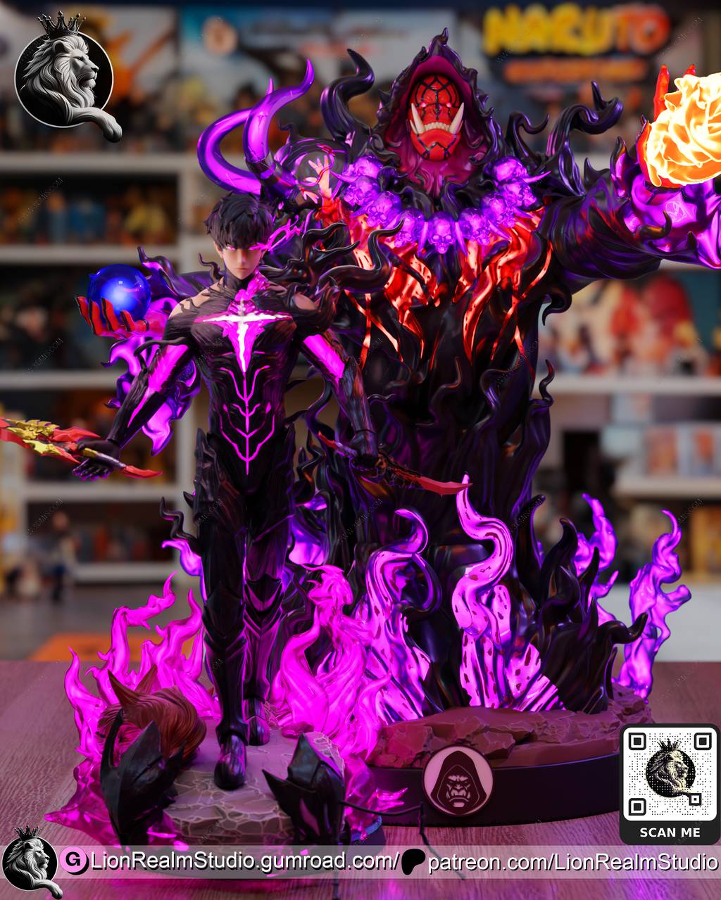 P站图纸印象馆 LionRealm 我独自升级 大牙 LionRealm 我独自升级 大牙