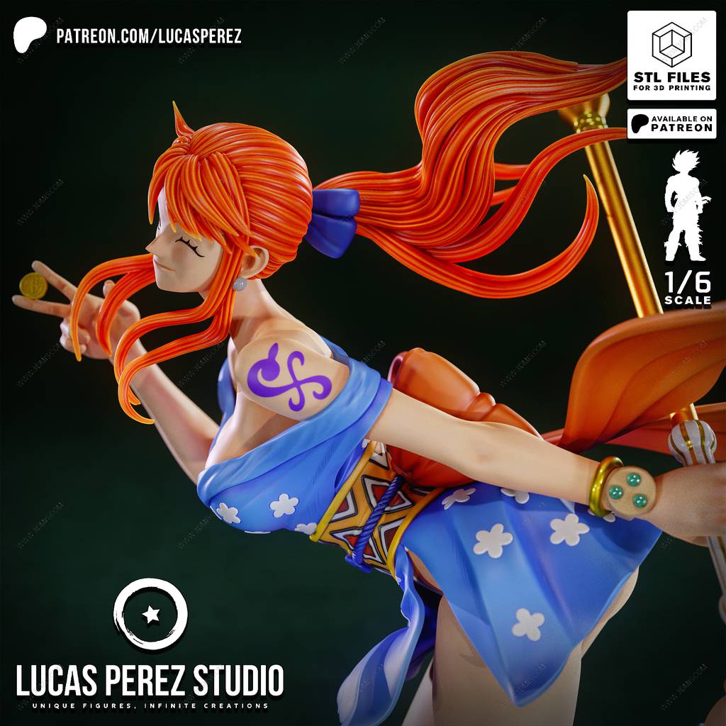 P站图纸印象馆 Lucas Perez 海贼王 娜美 Lucas Perez 海贼王 娜美