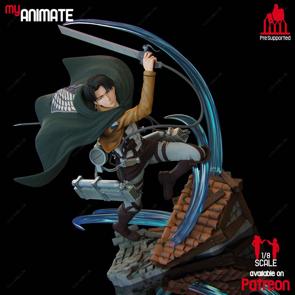 P站图纸印象馆 MyAnimate 进击的巨人 利威尔·阿克曼 MyAnimate 进击的巨人 利威尔·阿克曼