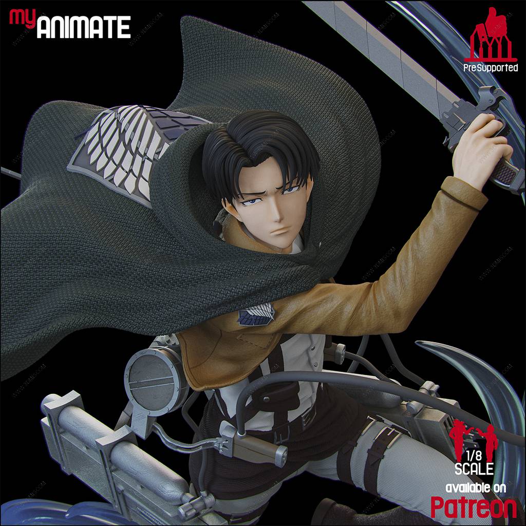 P站图纸印象馆 MyAnimate 进击的巨人 利威尔·阿克曼 MyAnimate 进击的巨人 利威尔·阿克曼