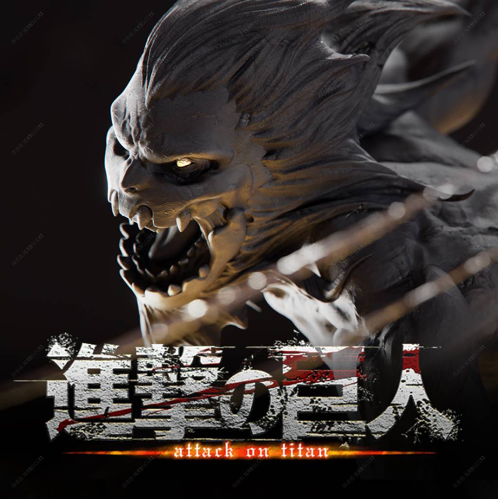 P站图纸印象馆 进击的巨人 颚巨人 进击的巨人 颚巨人