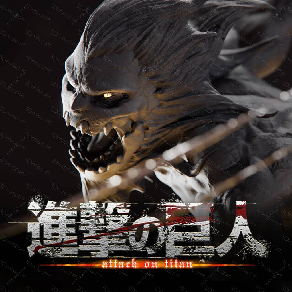 P站图纸印象馆 进击的巨人 颚巨人 进击的巨人 颚巨人