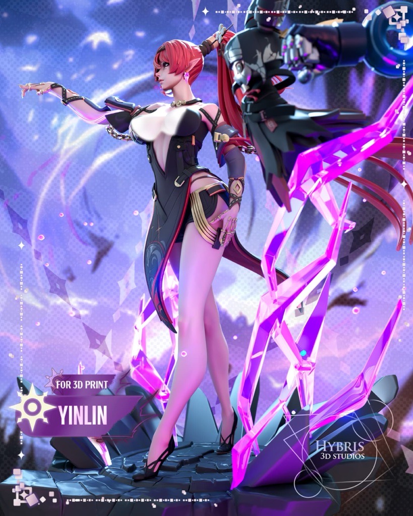 P站图纸印象馆 Hybris 鸣潮 吟霖 Hybris 鸣潮 吟霖