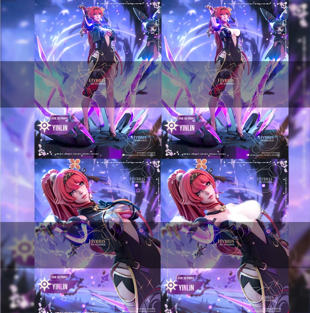 P站图纸印象馆 Hybris 鸣潮 吟霖 Hybris 鸣潮 吟霖