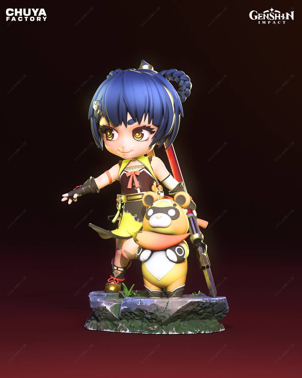 P站图纸印象馆 Chuya Factory 原神 香菱 Chuya Factory 原神 香菱