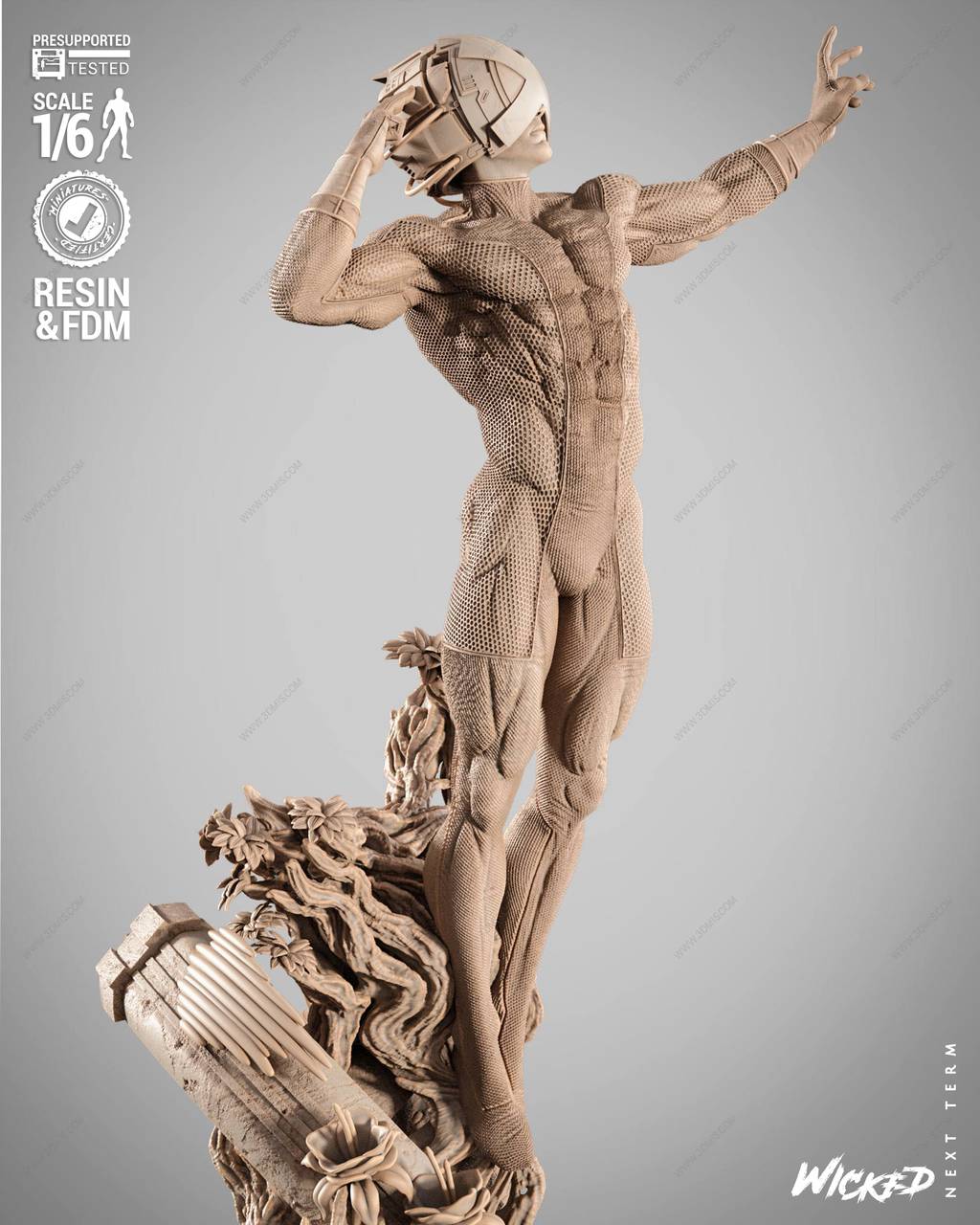 P站图纸印象馆 3DWicked 漫威 X教授 3DWicked 漫威 X教授