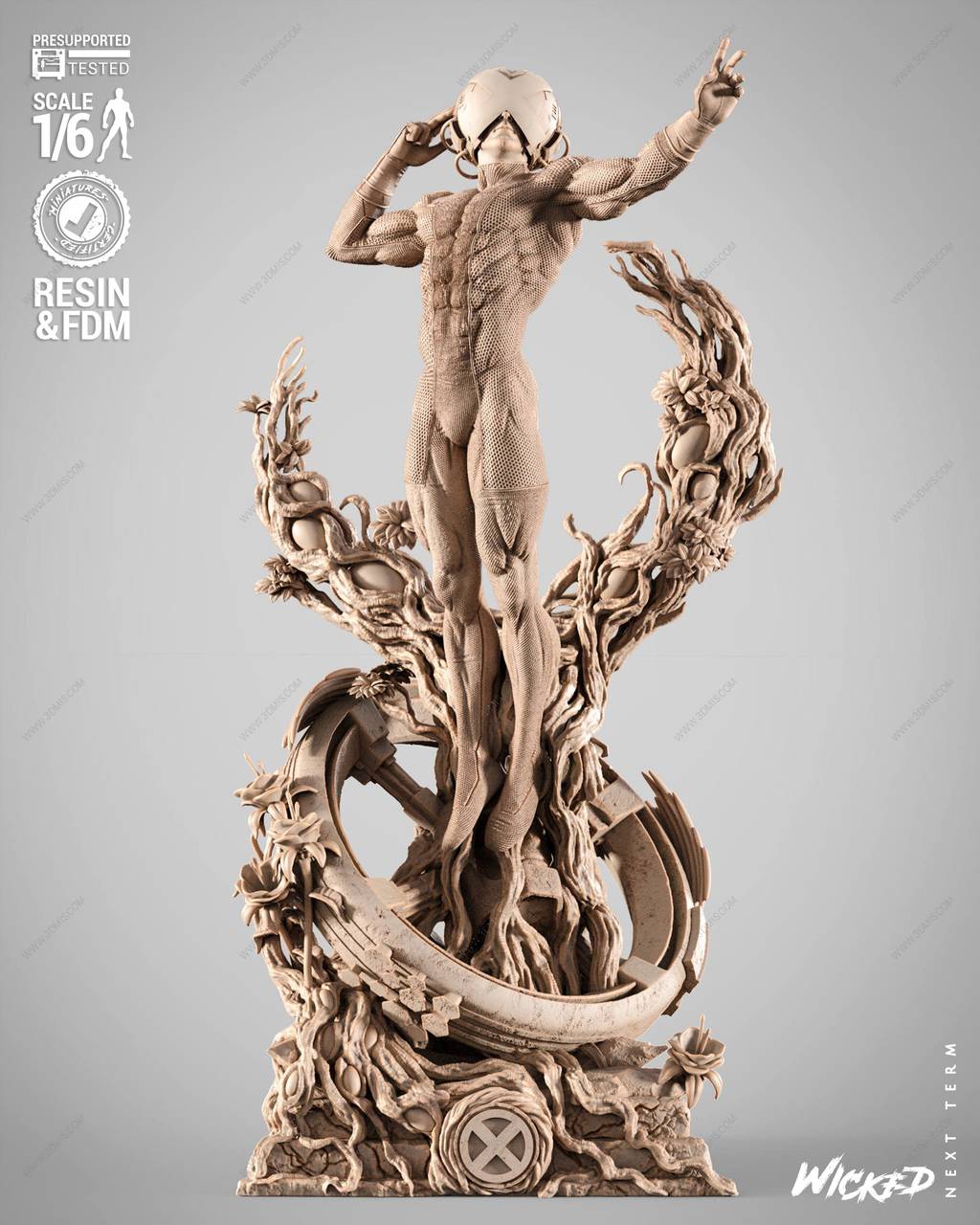 P站图纸印象馆 3DWicked 漫威 X教授 3DWicked 漫威 X教授