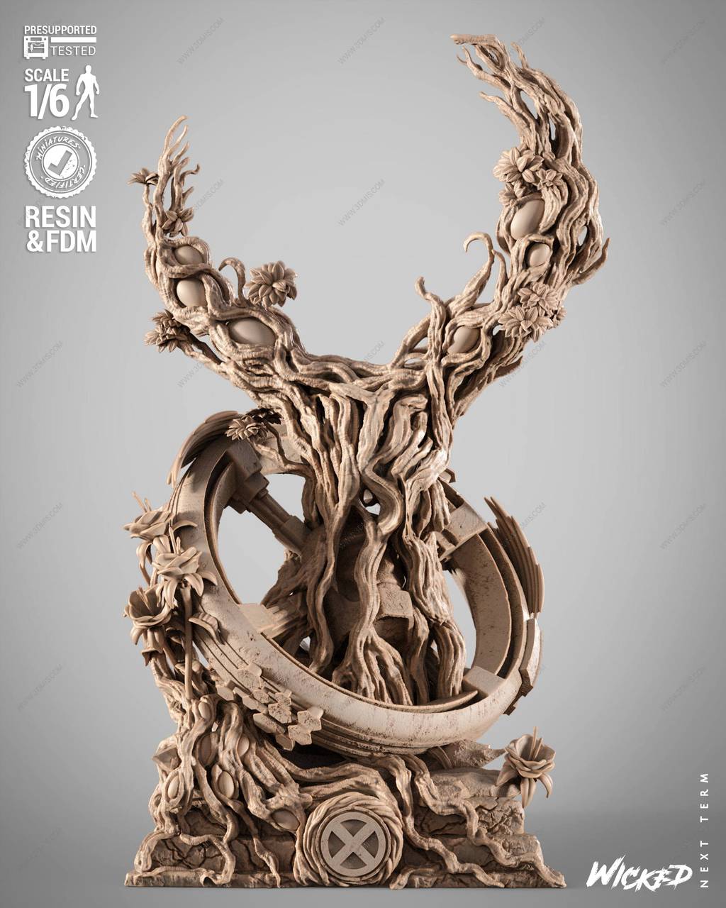 P站图纸印象馆 3DWicked 漫威 X教授 3DWicked 漫威 X教授