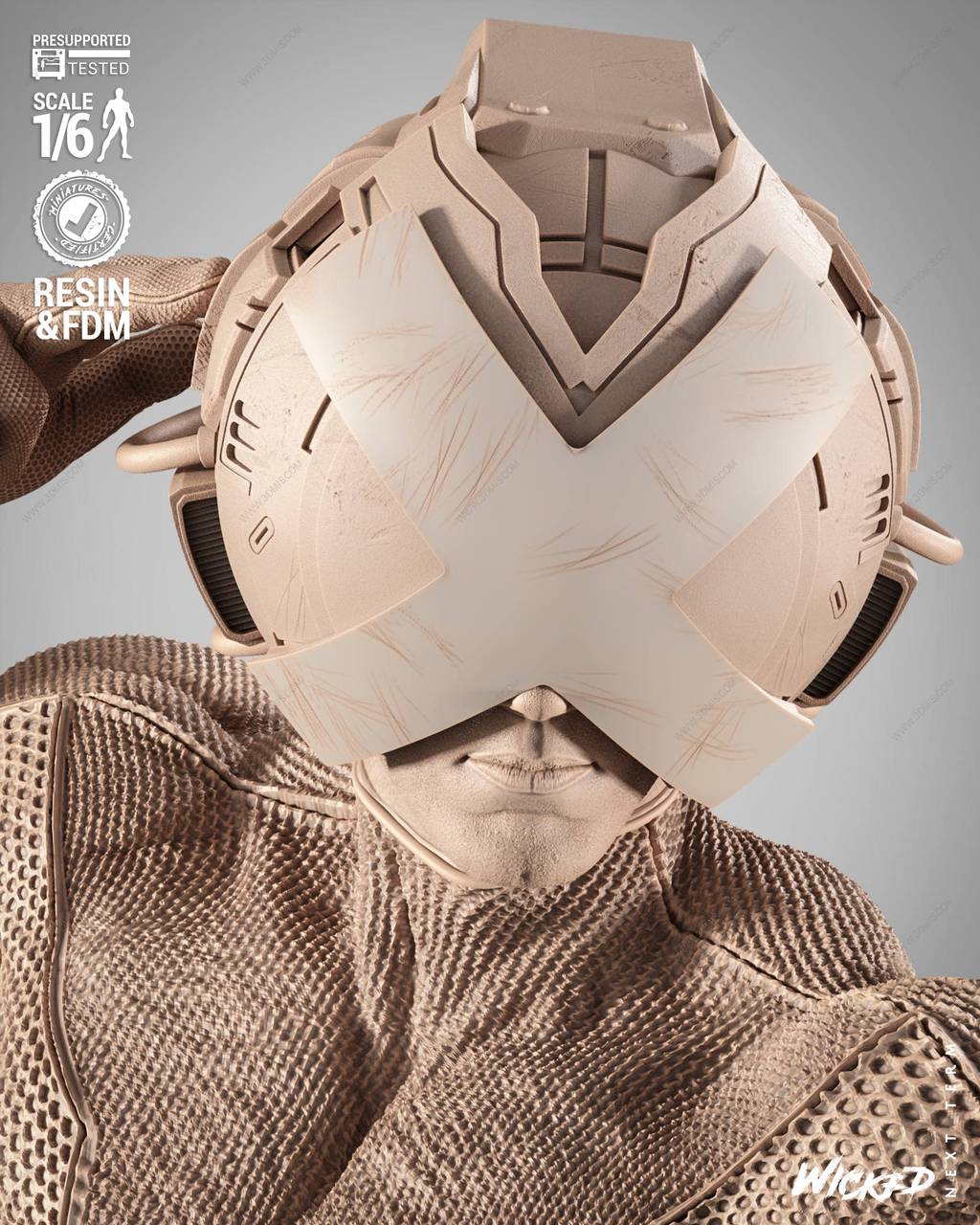 P站图纸印象馆 3DWicked 漫威 X教授 3DWicked 漫威 X教授