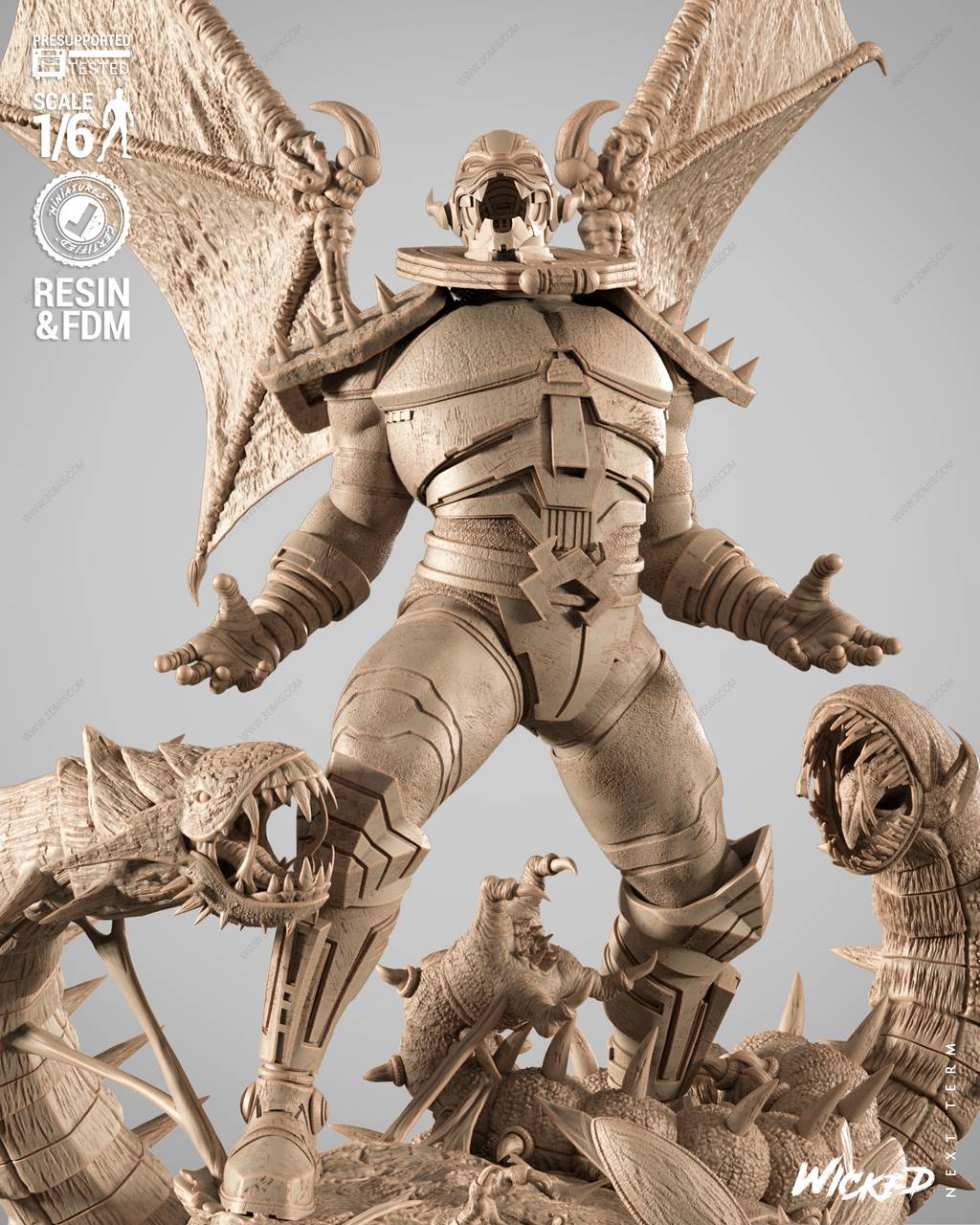 P站图纸印象馆 3DWicked 漫威 歼灭者 3DWicked 漫威 歼灭者