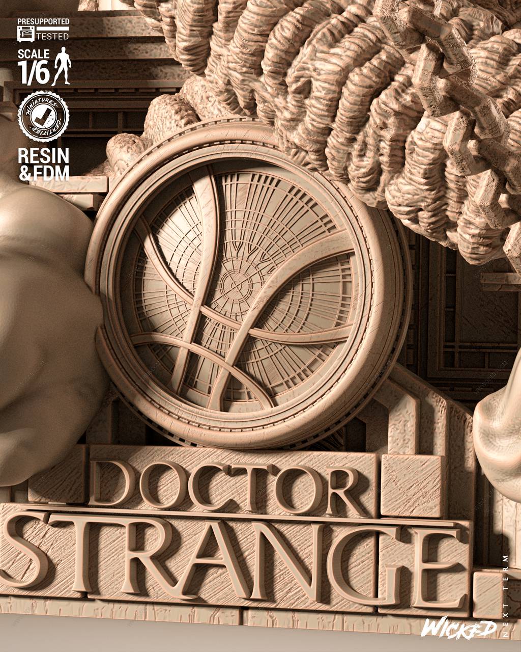 P站图纸印象馆 3DWicked 漫威 奇异博士 3DWicked 漫威 奇异博士
