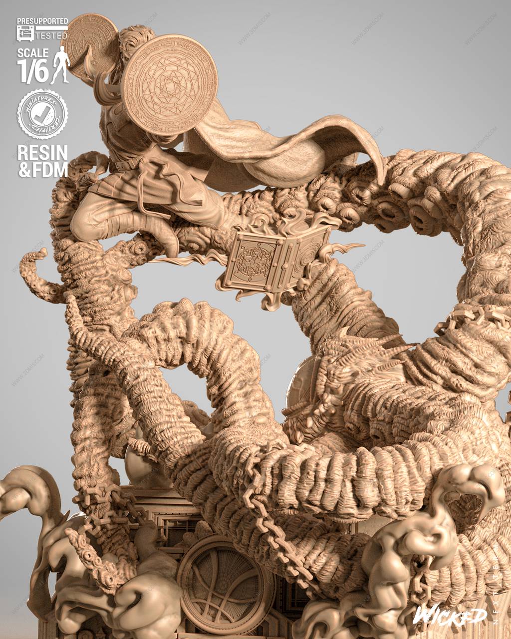 P站图纸印象馆 3DWicked 漫威 奇异博士 3DWicked 漫威 奇异博士