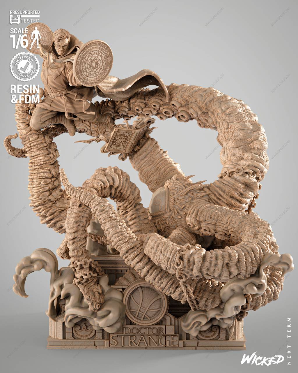 P站图纸印象馆 3DWicked 漫威 奇异博士 3DWicked 漫威 奇异博士