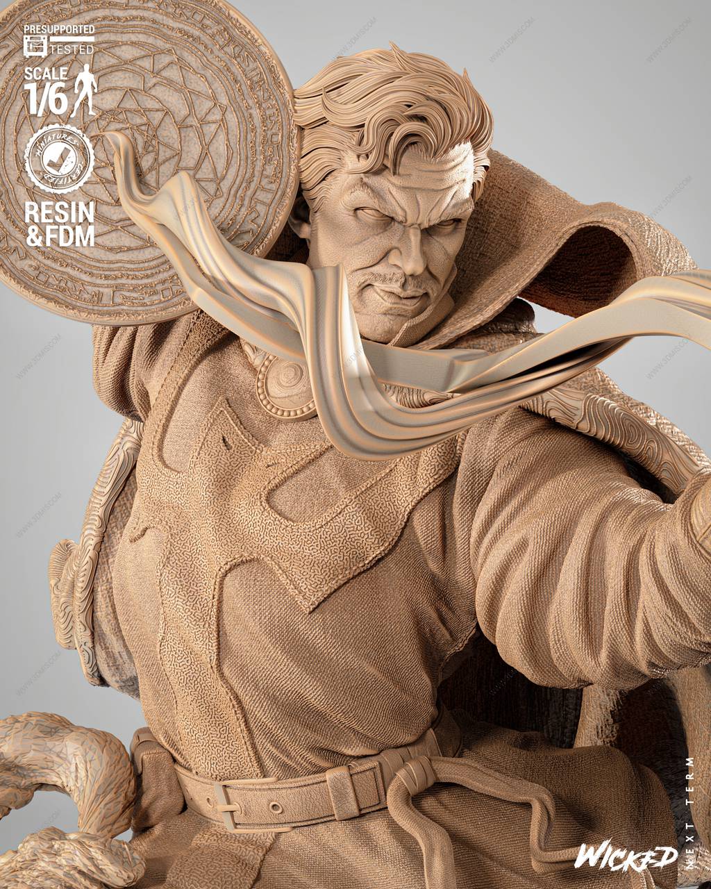 P站图纸印象馆 3DWicked 漫威 奇异博士 3DWicked 漫威 奇异博士