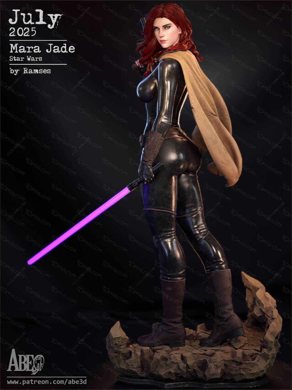 P站图纸印象馆 ABE3D 星球大战 玛拉·杰德·天行者 ABE3D 星球大战 玛拉·杰德·天行者