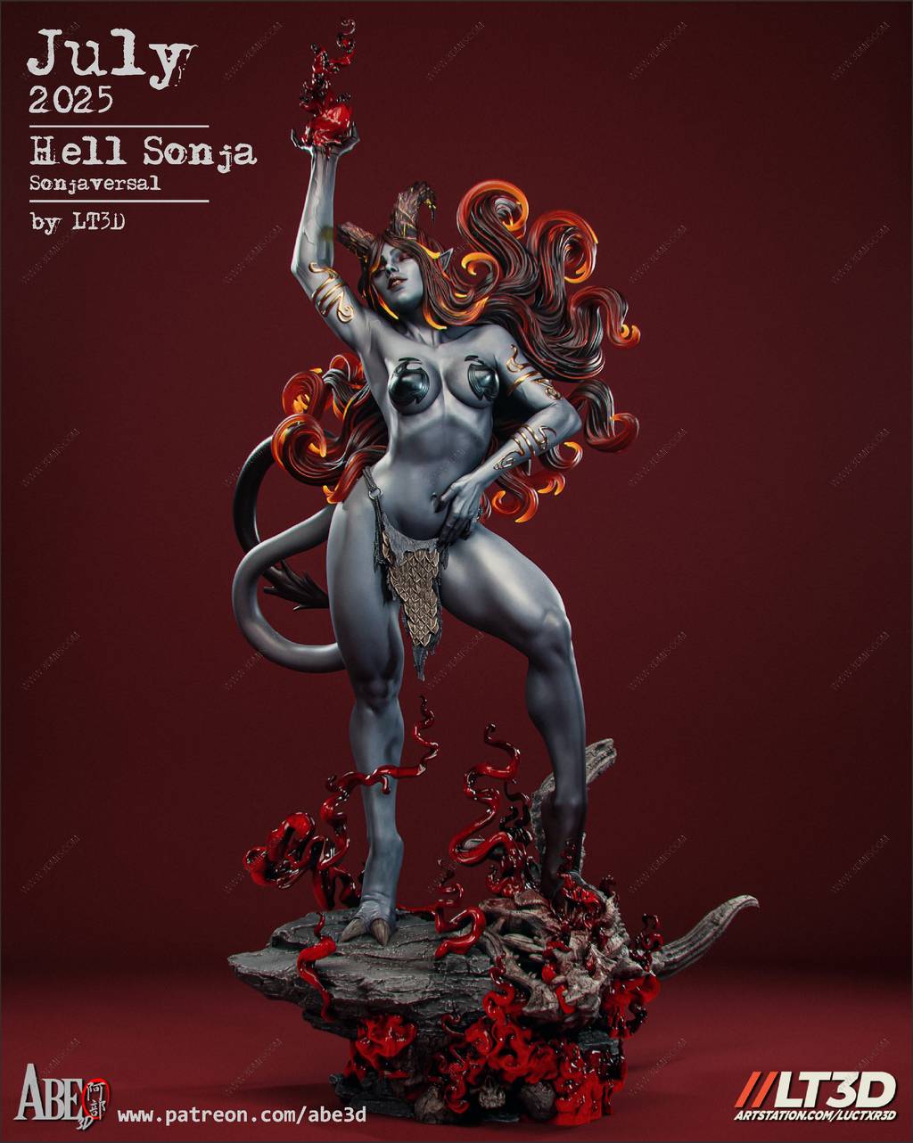 P站图纸印象馆 ABE3D 来自地狱的索尼娅 ABE3D 来自地狱的索尼娅